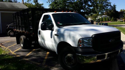 2006 f350 xl 12' stakebed regular cab pick-up truck super low miles