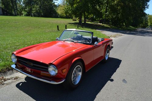 1972 triumph tr6 - full frame-off professional restoration