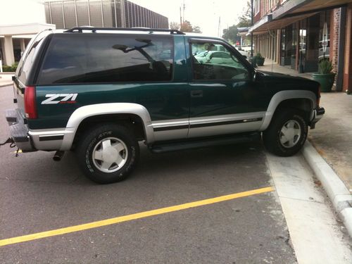 1997 chevrolet tahoe 2 dr 2 door 2dr great shape! z-71 4x4 lt leather loaded