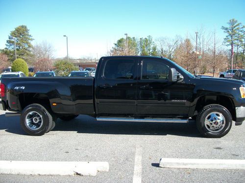 2011 gmc sierra 3500 4wd crew slt w/fifth wheel &amp; duramax 6.6 v8 turbo diesel