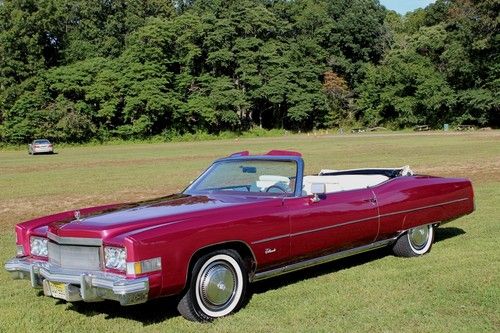 1974 cadillac eldorado convertible**2 owners same family**