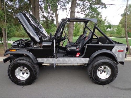 1979 jeep cj7 lifted 350 chev conversion no reserve super trick jeep  no reserve