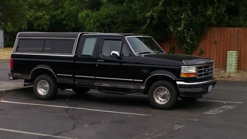 Black 1996 ford f-150 eddie bauer - low miles