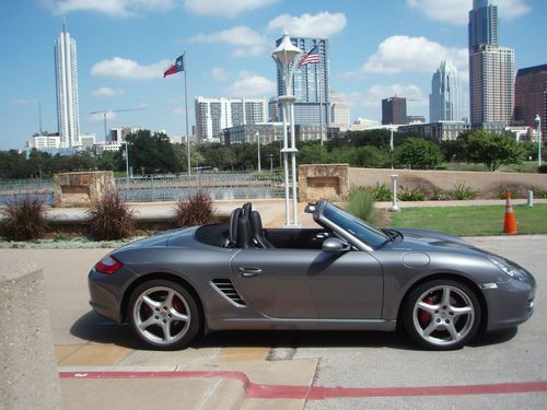 2005 porsche boxster s, low miles, full leather, sport chrono, 19" wheels,