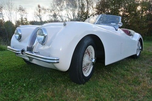 1953 jaguar xk120 base 3.4l ots special equipment