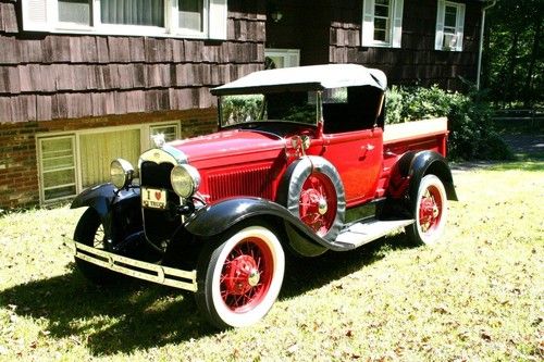 1930 model a ford pick up truck convertible