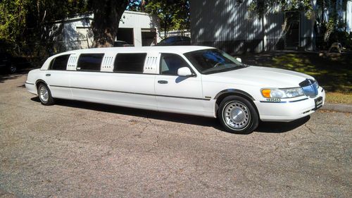 2000 lincoln towncar limo "120 *absolute auction*
