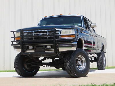 97 f350 xlt (7.3) power-stroke 6"-lift 35" tires lwb 4x4 monster carfax tx !!!!!