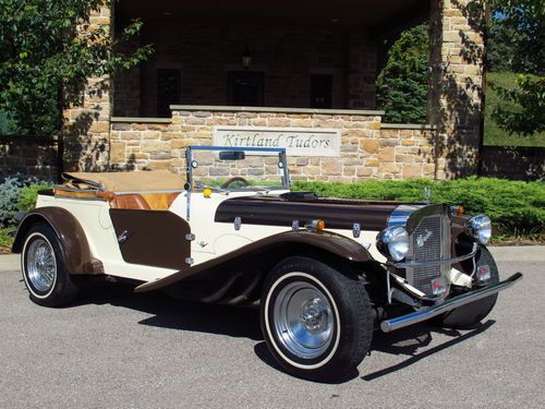1986 cmc gazelle 1929 mercedes ssk replica w ford v6 power, only 3810 miles