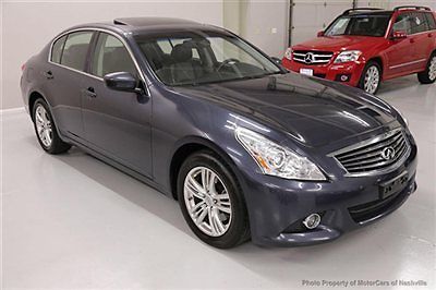 7-days *no reserve* '10 g37x prem pkg xenon bose warranty carfax 1-owner