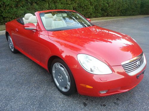 2002 lexus ls430 430 hard top convertible with just 35k miles