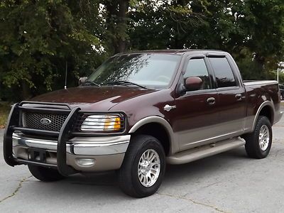 NO RESERVE F150 F 150 PICKUP TRUCK SUPER CREW CAB 4X4 4WD COLD A/C RUNS DRIVES, image 2