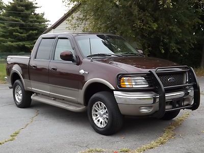 NO RESERVE F150 F 150 PICKUP TRUCK SUPER CREW CAB 4X4 4WD COLD A/C RUNS DRIVES, image 4