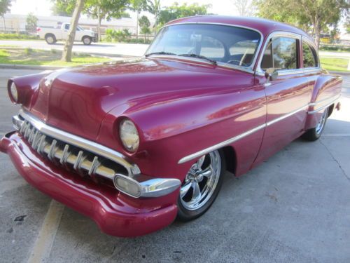 1954 CHEVROLET BELAIR STREET ROD A/C FULL POWER RESTORED STREET ROD MAKE OFFER, image 2