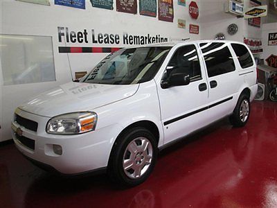 No reserve 2008 chevrolet uplander ls cargo, 1 corp.owner