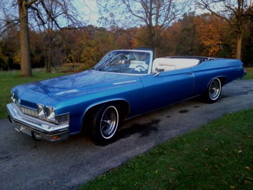 1974 buick lesabre luxus convertible super rare 3,627 made