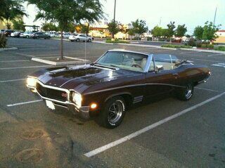 1968 buick skylark custom convertible 2-door 6.6l