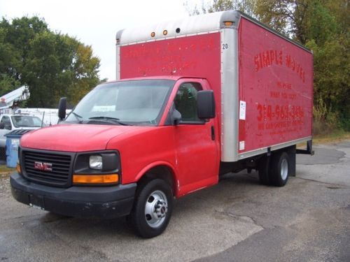 2006 chevy express 3500 15ft box truck runs and drives good 6.0l vortec