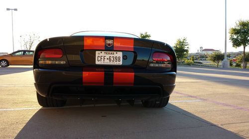 08 600 Hp Viper Super Car Black W Tangeriene Kandy Racing Stripes Only 4K Miles!, image 4