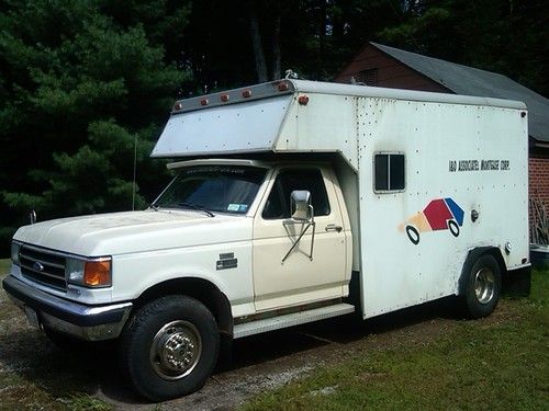 1989 ford f-450 super duty service / towing vehicle, crew cab