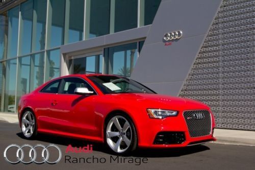 2013 audi rs 5 misano red cpo sport exhaust drivers assist mmi navigation