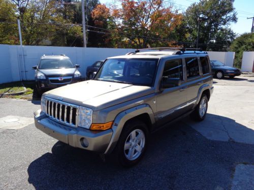 2006 jeep commander no reserve limited 4x4 5.7l hemi leather sunroof third row