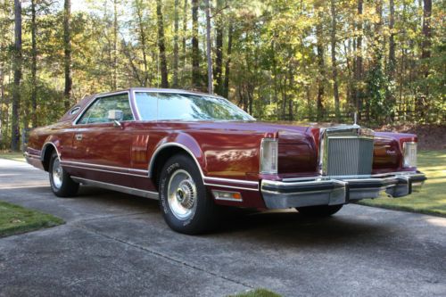 1977 lincoln continental mark v  * 21,000 miles * 460 - v8 * leather * loaded *