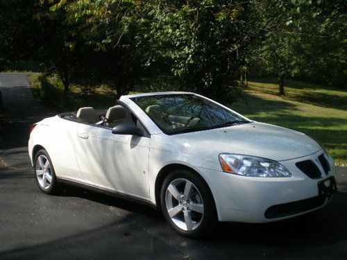 2007 pontiac g6 gt convertible 2-door 3.5l