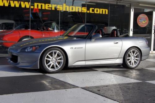 04 honda s2000 6 speed manual black ad red interior