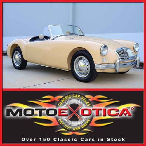 1957 mga 1500 series roadster, 1489cc engine, manual, rack &amp; pinion, classic!