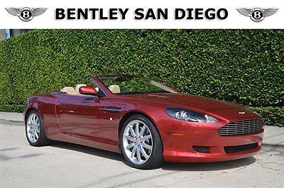 2006 aston martin db9 volante. 14k miles. rare color. tan interior. paddle shift