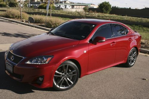 Beautiful lexus is 350 f sport package - luxury performance sedan