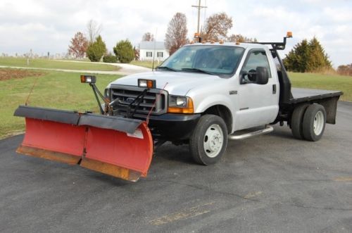 F450 350 snowplow dually flatbed 7.3 powerstroke diesel auto 4x4 western