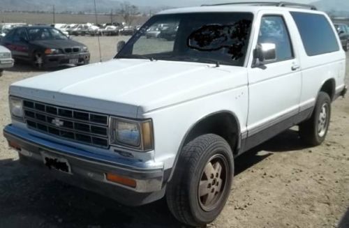 1986 chevrolet s 10 blazer