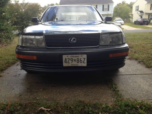 1991 lexus ls400 base sedan 4-door 4.0l ***dark green*** great condition!!!