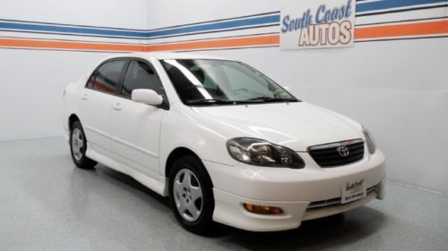 Corolla s manual power everything one owner must see we finance!