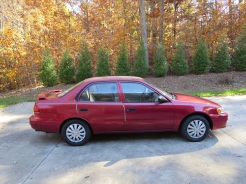 2001 toyota corolla automatic no reserve