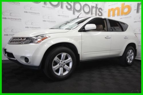 2007 murano s awd white clean carfax report low reserve