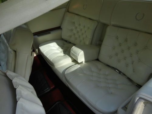 1984 cadillac eldorado biarritz -perfect-18,600 miles white on white, US $13,900.00, image 4