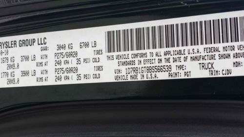 2011 Ram 1500 Sport Crew Cab Pickup 4-Door 5.7L, image 22