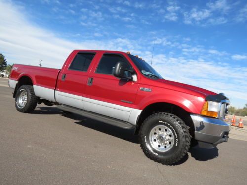 2001 ford f-350 crew cab 7.3 diesel 4x4 long bed xlt great shape no salt history