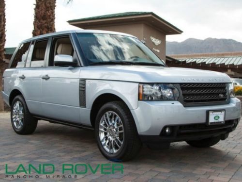 2011 land rover range rover hse silver tan cherry wood trim 21k miles