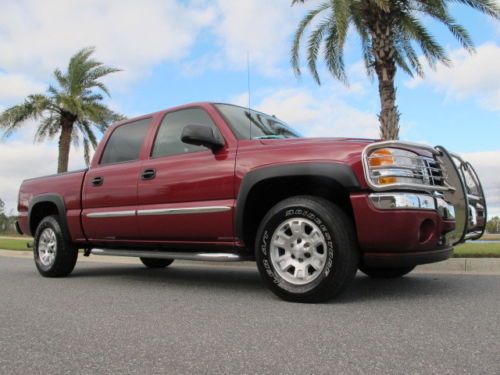 Gmc sierra crew cab z71 sle 4x4 loaded pickup low miles super clean