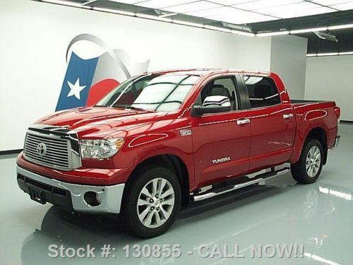 2012 toyota tundra platinum crewmax sunroof nav 21k mi texas direct auto