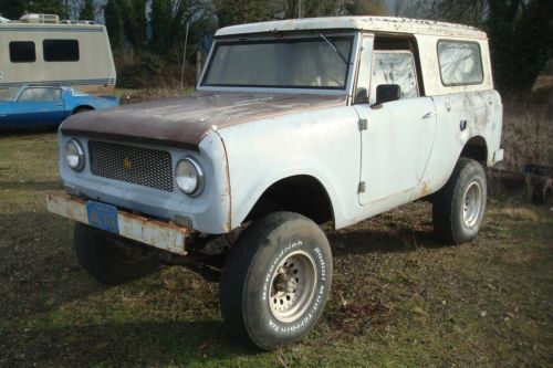 1963 international scout 4x4 very very solid west coast scout fresh v-8