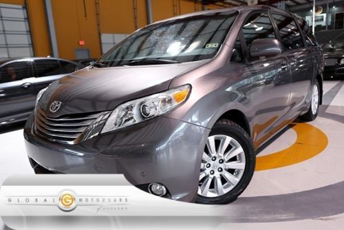 11 toyota sienna premium limited 7 pass 1 own jl nav heat seats cam dvd keyless