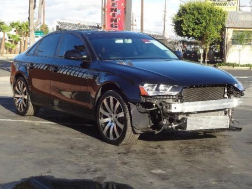 2013 audi a4 2.0t sedan fronttrak multitronic damaged salvage runs only 7k miles