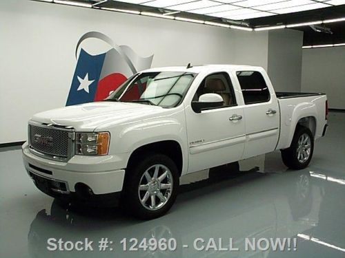 2010 gmc sierra denali crew awd sunroof nav dvd 23k mi! texas direct auto