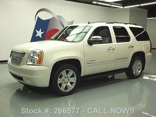 2009 gmc yukon slt sunroof nav rear cam dvd 20&#039;s 45k mi texas direct auto