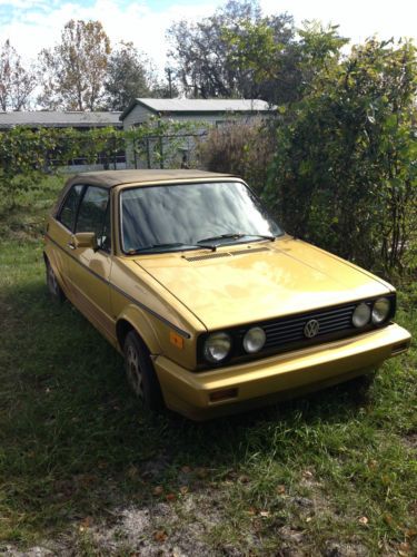 Rabbit mk1 convertible